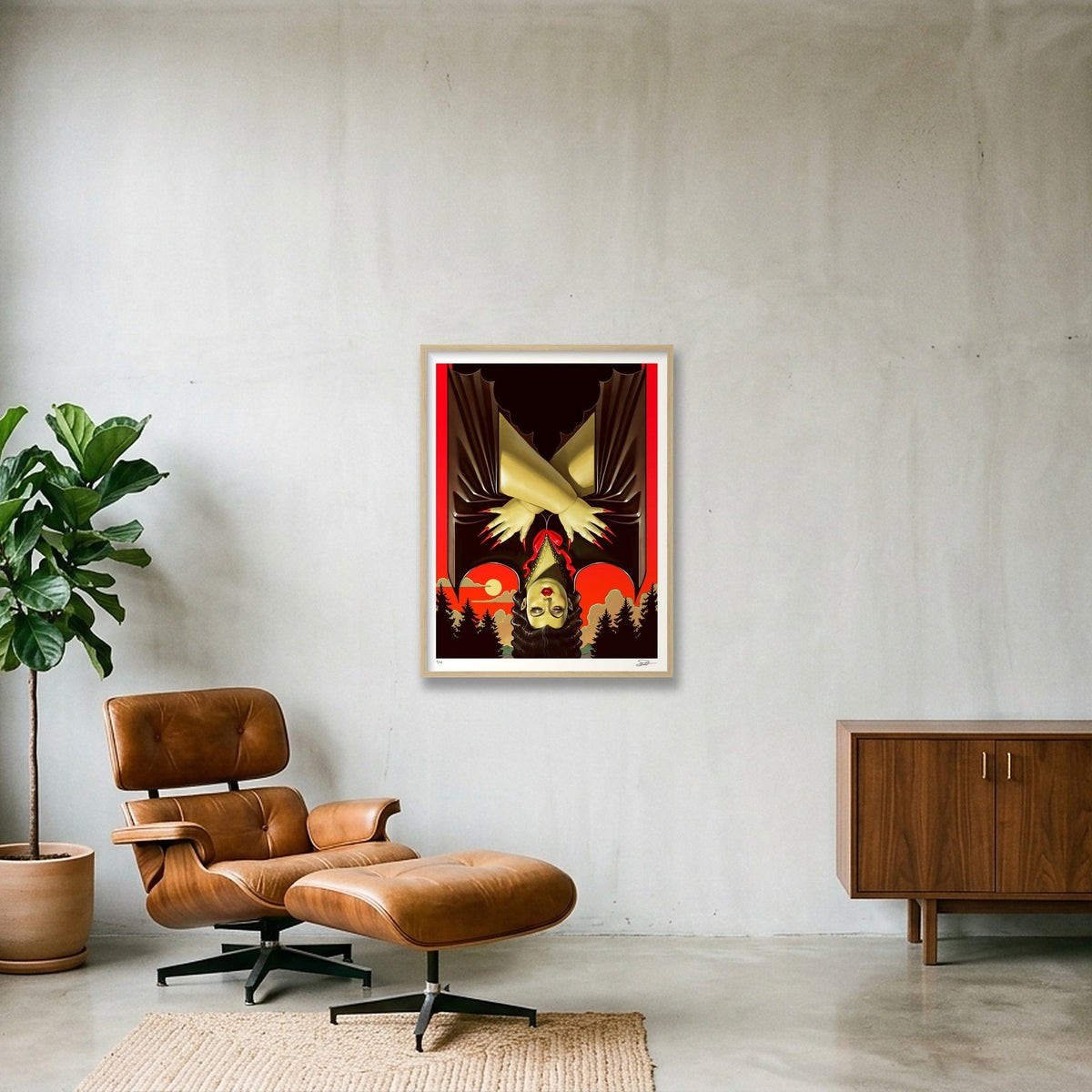 EMOTION IN MOTION — 60×80cm, 24×31" Oak Frame
