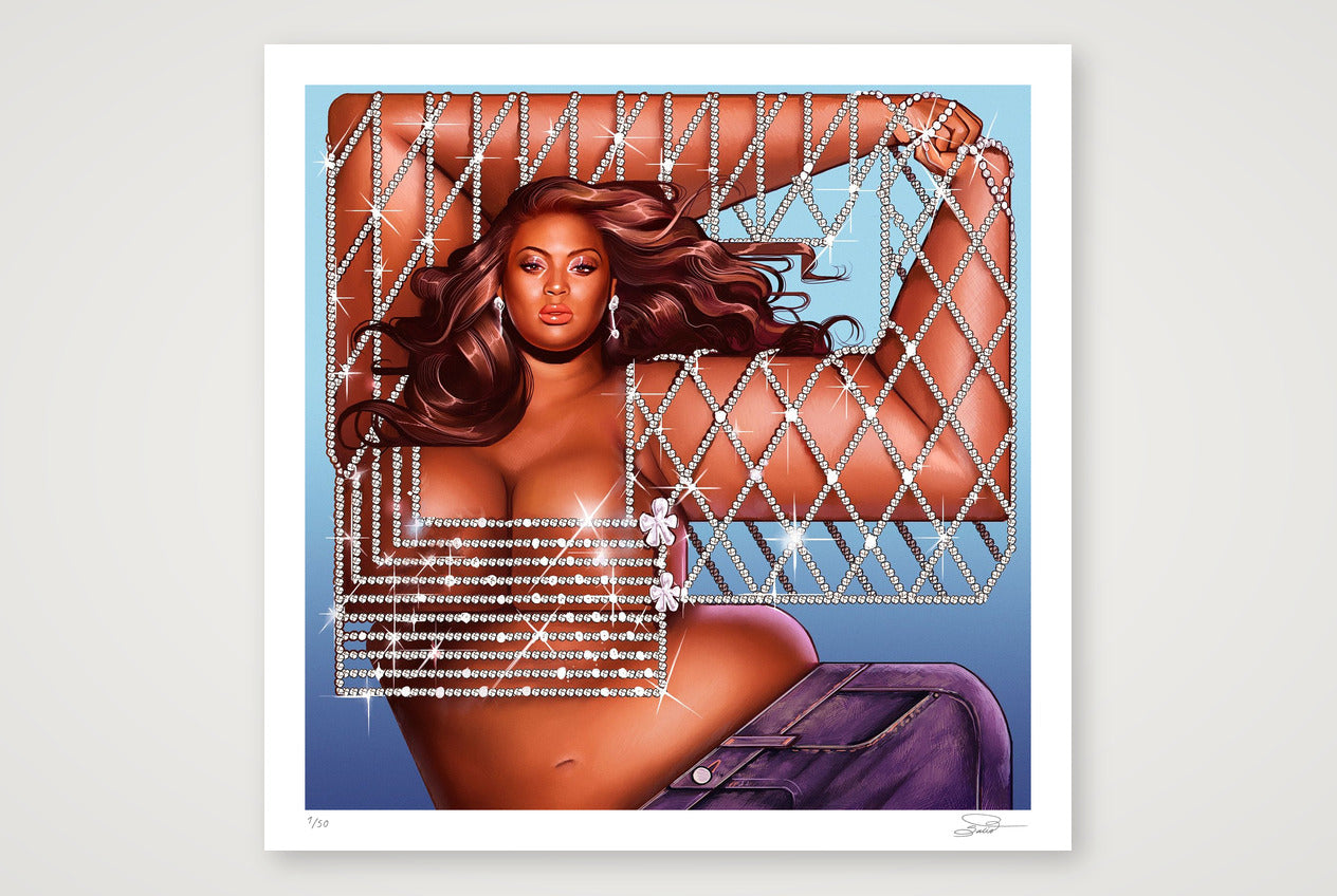 DANGEROUSLY IN LOVE — 30×30cm, 12×12" Print only