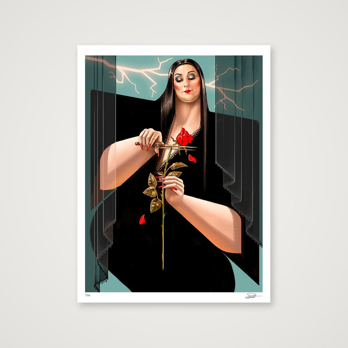 MORTICIA — 60×80cm, 24×31" Print only