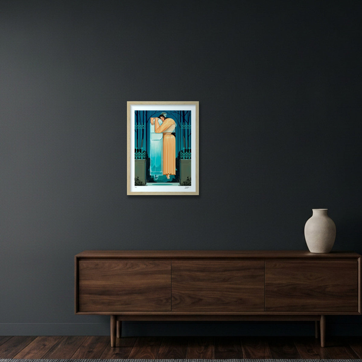 THE LAST DANCE — 30×40cm, 12×16" Oak Frame