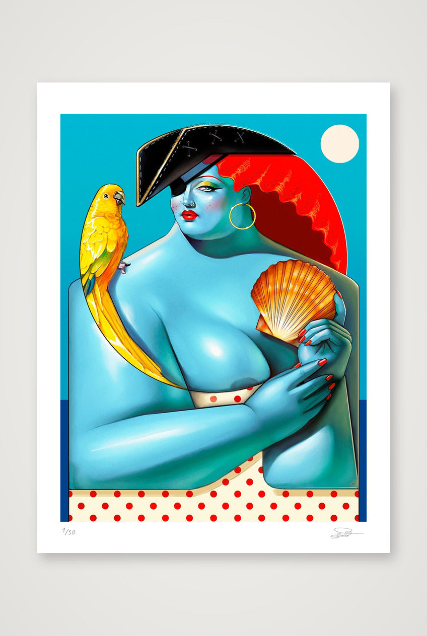 SAIL AWAY — 18×24cm, 7×9" Print only