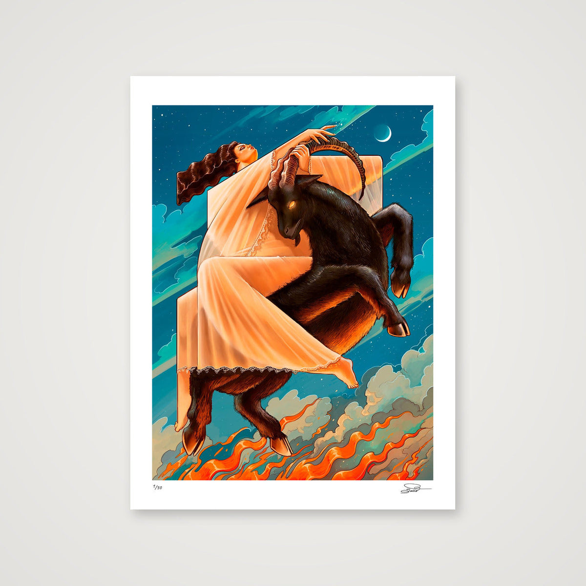 ME & THE DEVIL — 30×40cm, 12×16" Print only