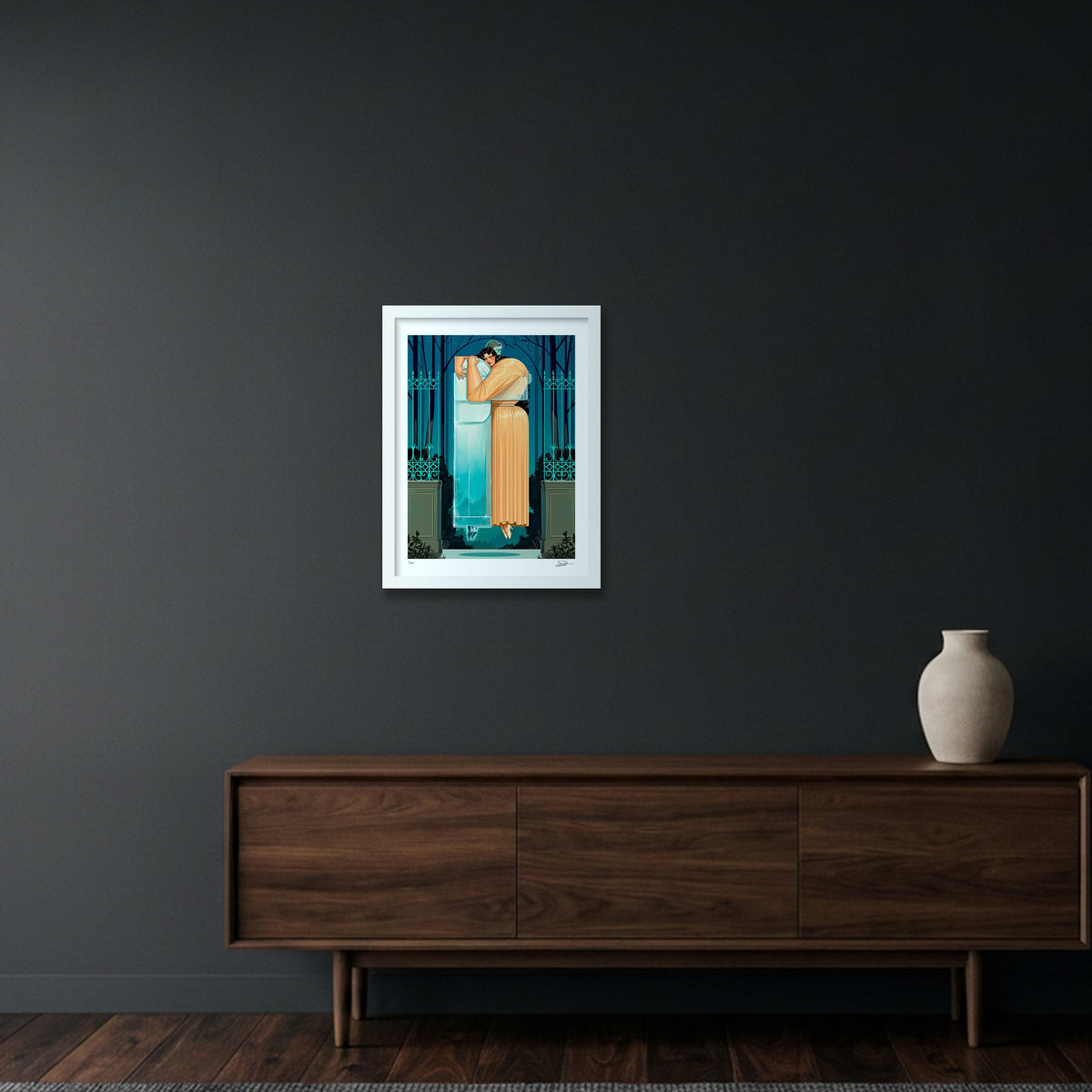 THE LAST DANCE — 30×40cm, 12×16" White Frame