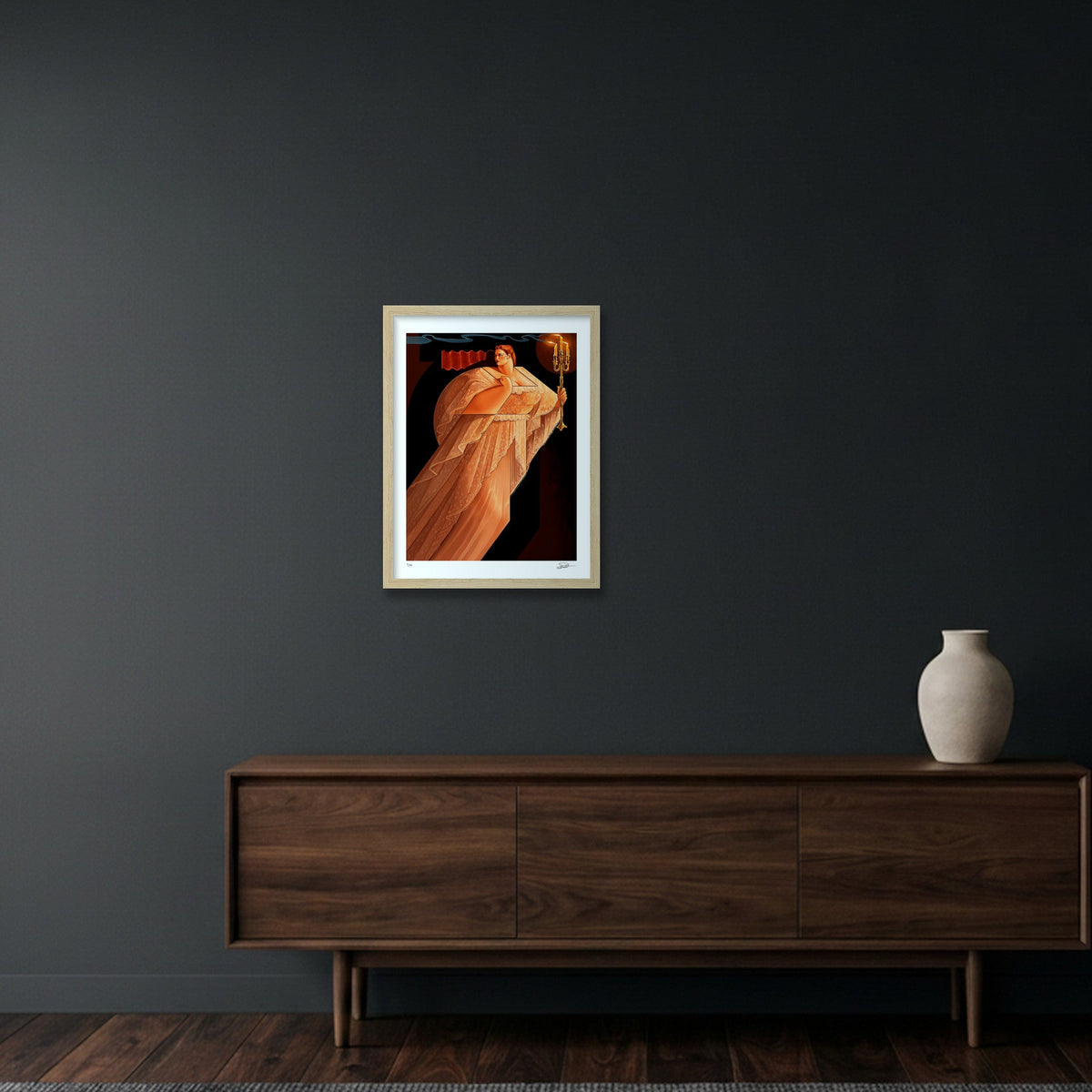 THE NIGHTMARE — 30×40cm, 12×16" Oak Frame