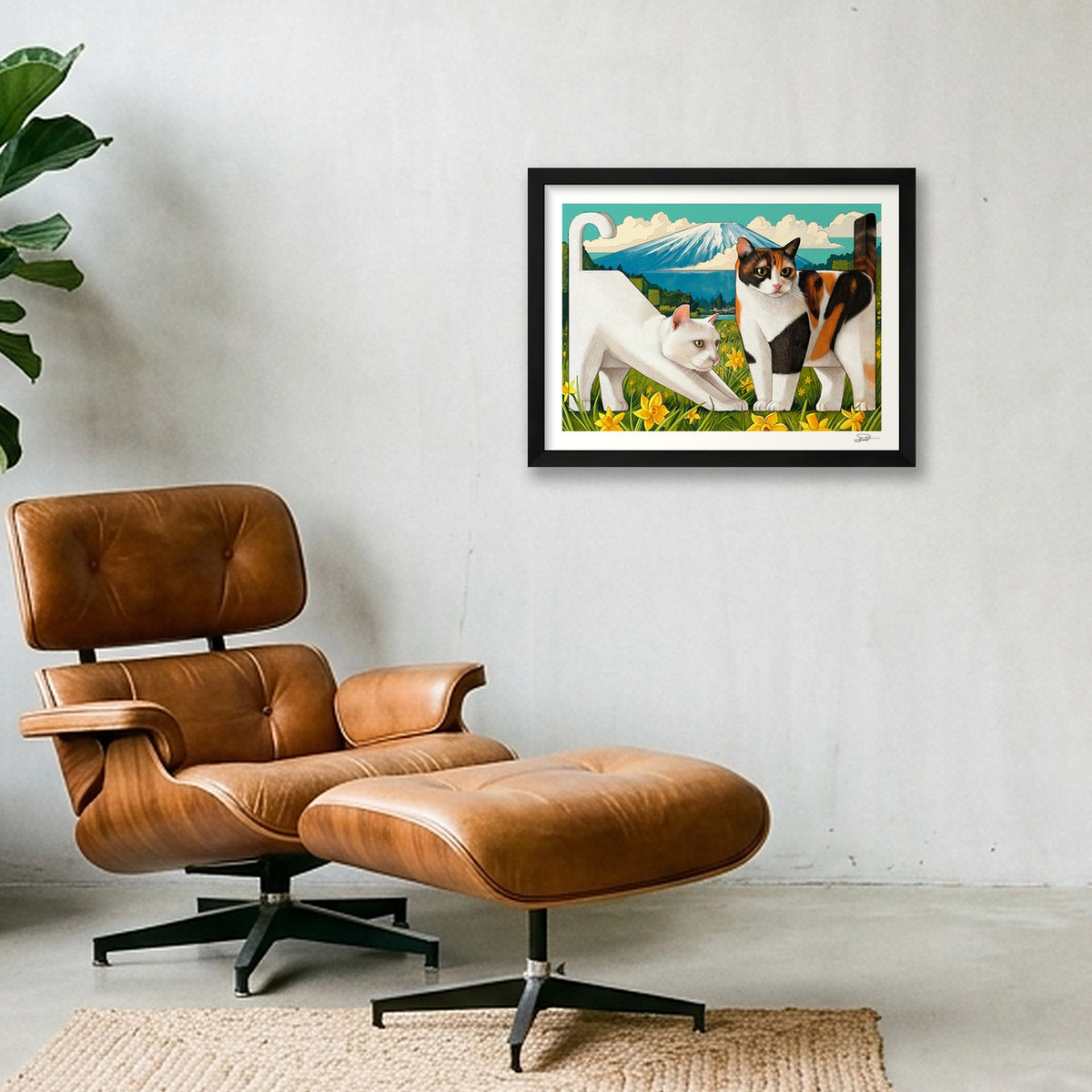 FUR REAL! — 40×30cm, 16×12" Black Frame