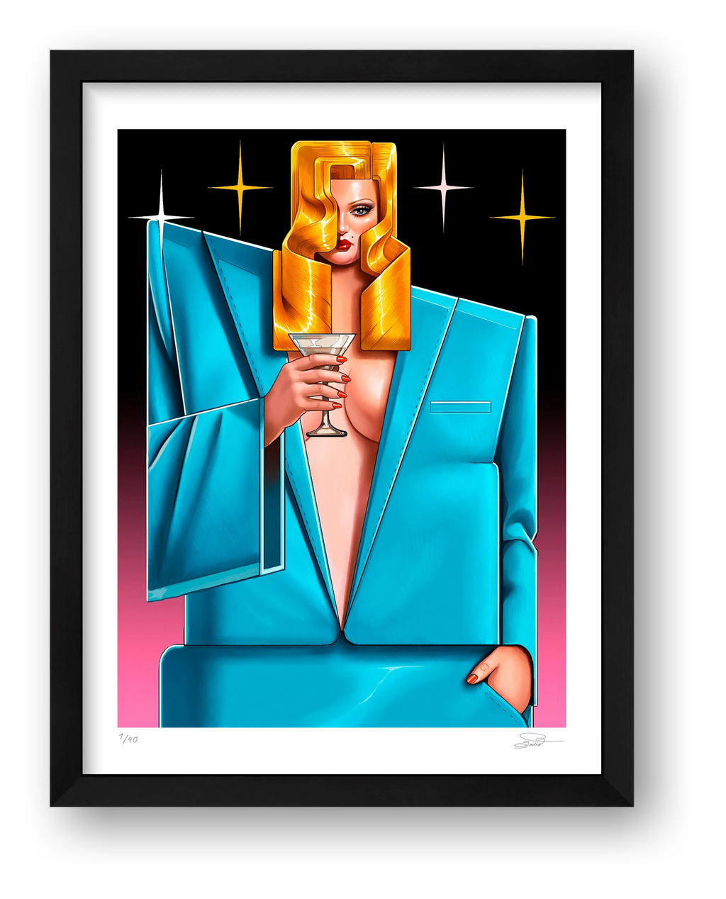 I SAW YOU CRYING — framed