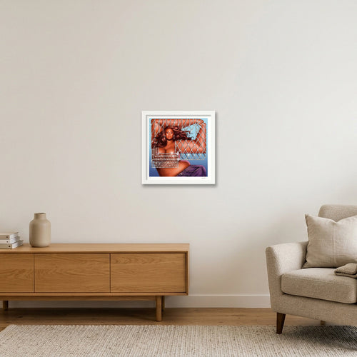 DANGEROUSLY IN LOVE — 30×30cm, 12×12" White Frame