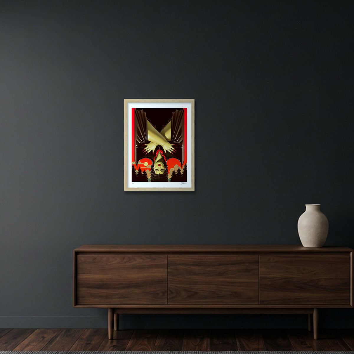 EMOTION IN MOTION — 30×40cm, 12×16" Oak Frame