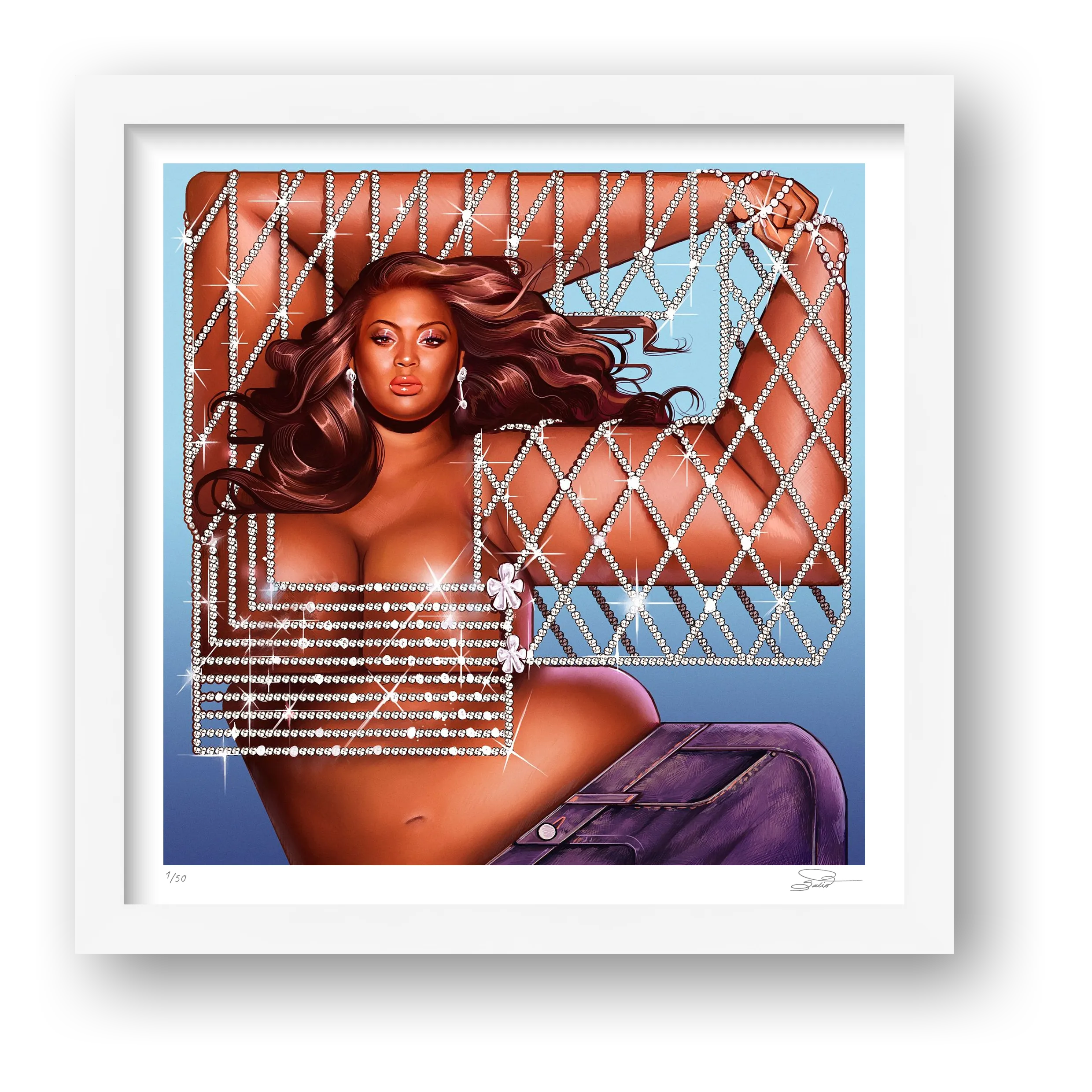 DANGEROUSLY IN LOVE — framed