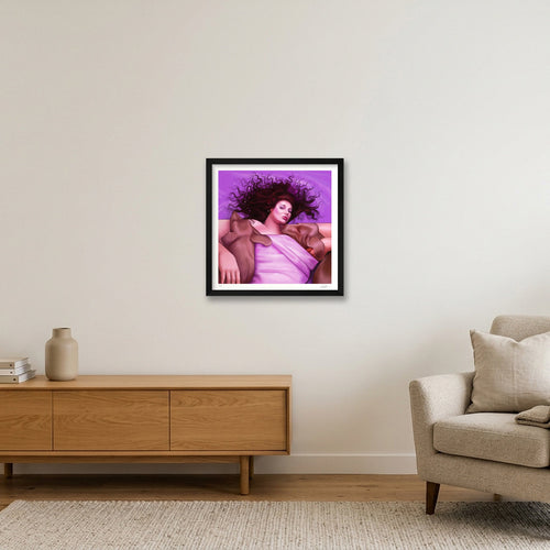 HOUNDS OF LOVE — 40×40cm, 16×16" Black Frame