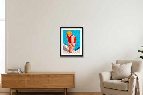 DEAR MIAMI — 30×40cm, 12×16" Black Frame