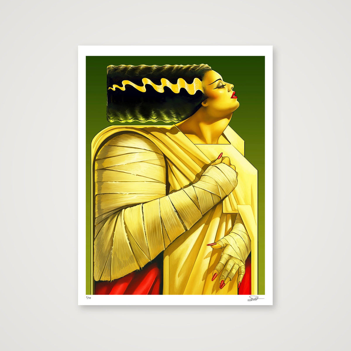 THE BRIDE — 60×80cm, 24×31" Print only