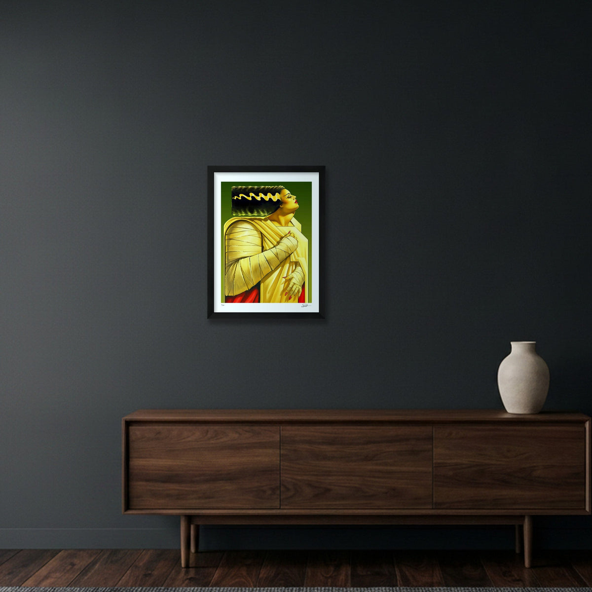 THE BRIDE — 30×40cm, 12×16" Black Frame