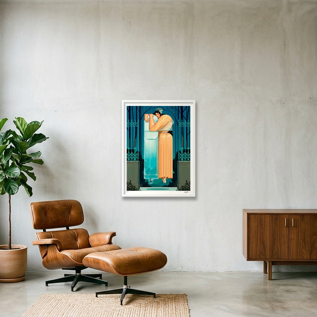 THE LAST DANCE — 60×80cm, 24×31" White Frame