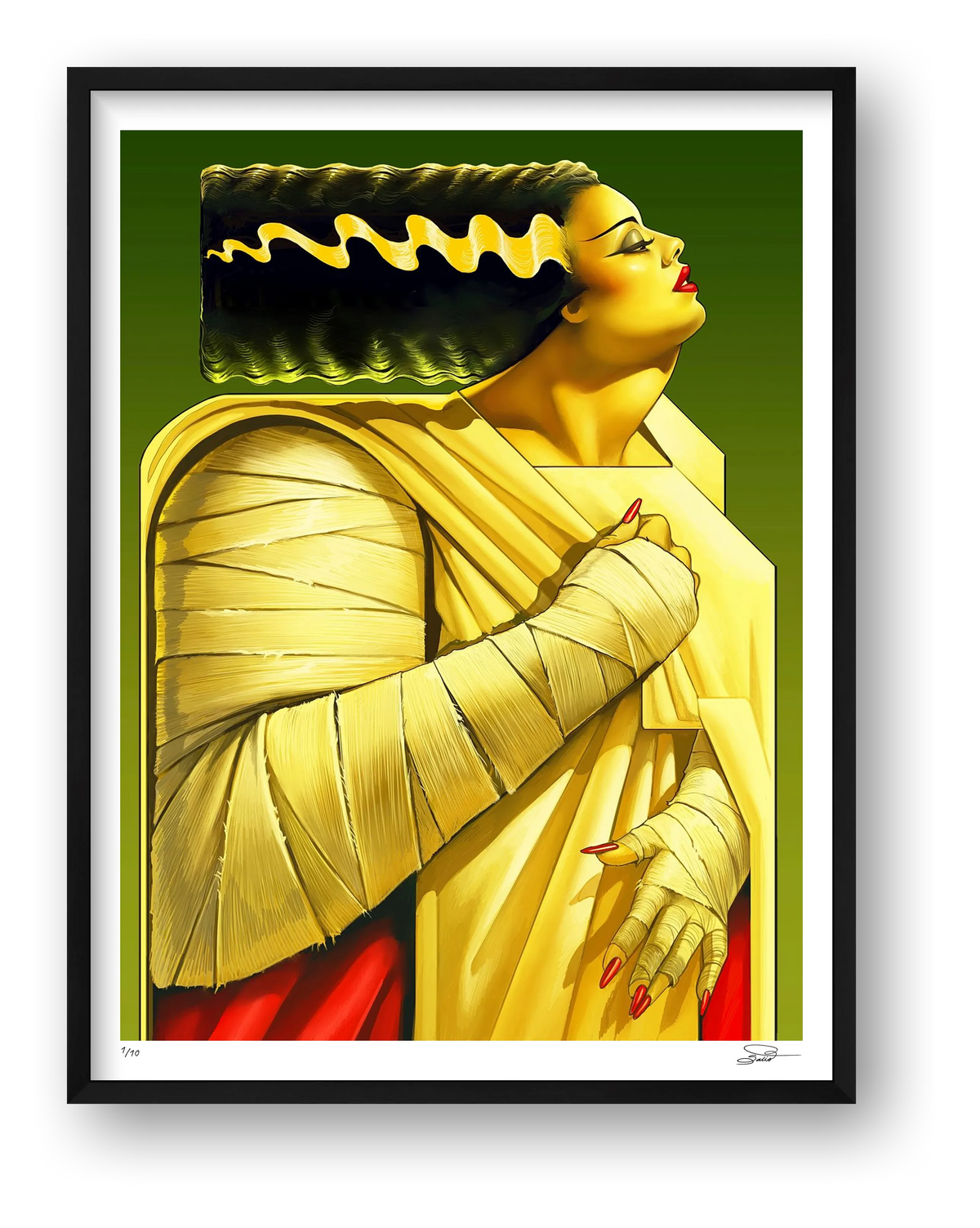 THE BRIDE — framed