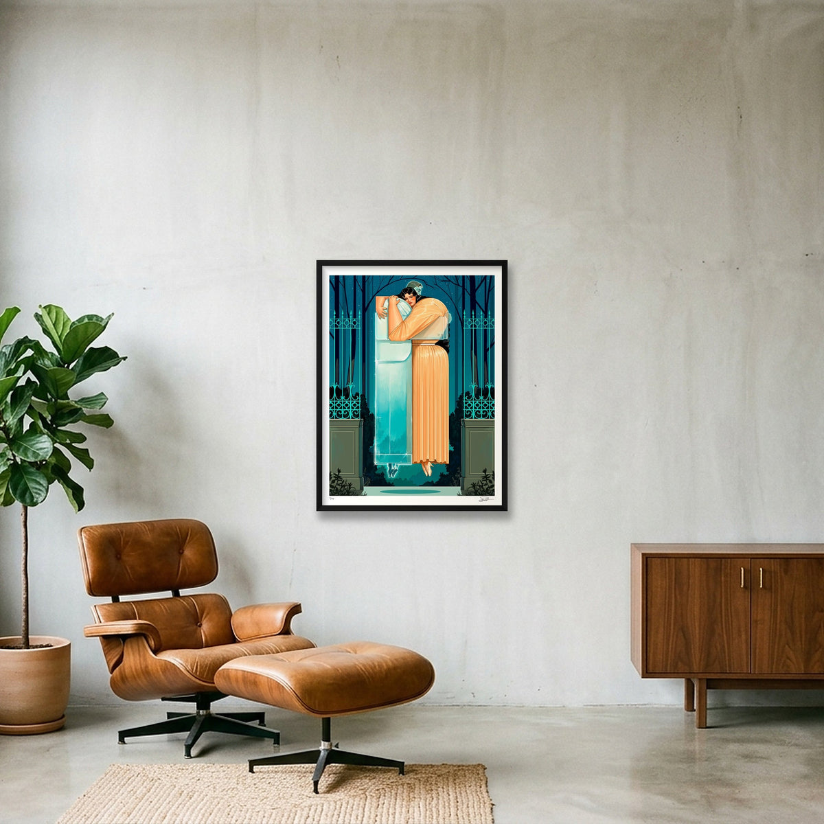 THE LAST DANCE — 60×80cm, 24×31" Black Frame